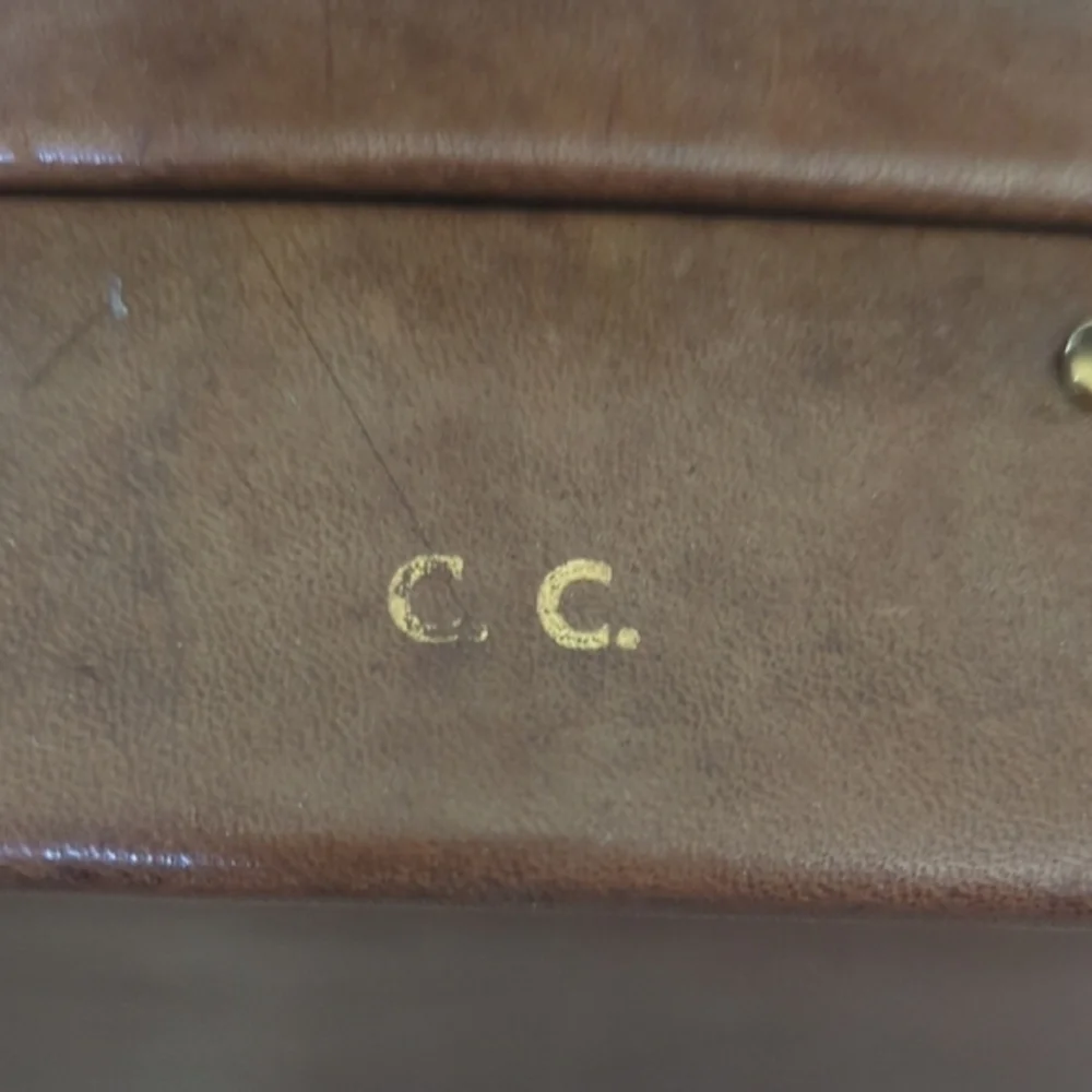 Classic Brown Leather Briefcase